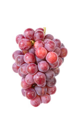 Red grape isolated on white background