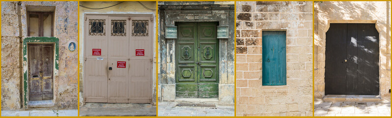old vintage doors from malta