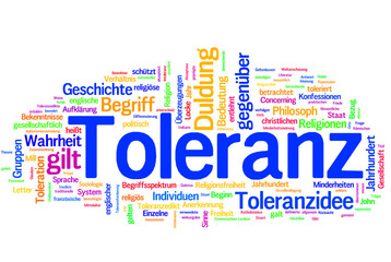 Fototapeta premium Toleranz (Diskriminierung, Rassismus)