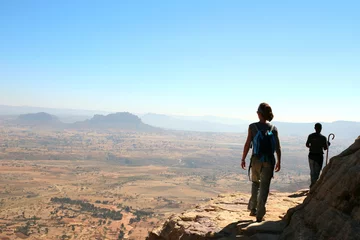 Fotobehang ethiopië Gheralta-gebergte op de top van de wereld © ruticar