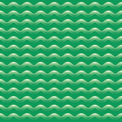 Green abstract pattern with shiny waves