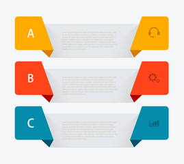 Vector modern infographic background.