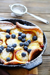 blueberry and plum cake