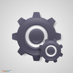 Cogwheel. Vector