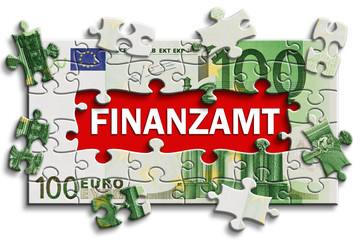 Geldschein - Finanzamt