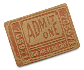 Red Movie Ticket