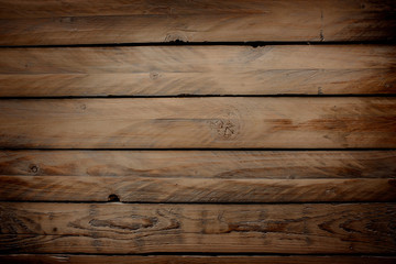 Naklejka premium Wood background with horizontal planks