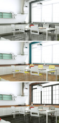 modernes Loft Interieur Design