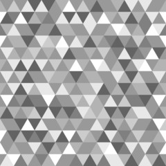Geometric Seamless Vector Abstract Pattern with Triangles
