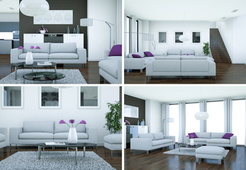 modernes Loft Interieur Design