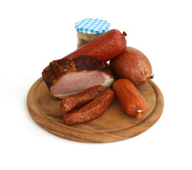 Wurst, Fleisch und Sülze