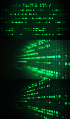 Fototapeta premium Realistic Matrix Background