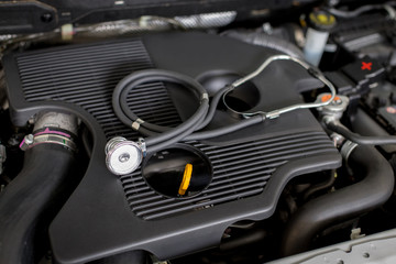 Obraz premium Diagnostics Car Engine