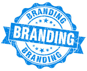 branding blue vintage isolated seal