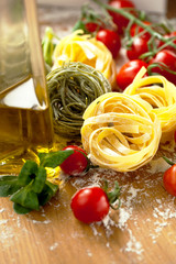 frische hausgemachte  tagliatelle 