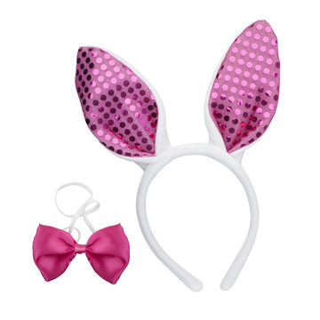 Easter Bunny Ears and pink bow tie