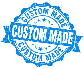 Obraz premium custom made blue vintage isolated seal