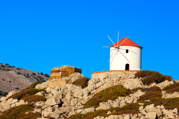 Fototapeta premium Panormitis Symi Greece