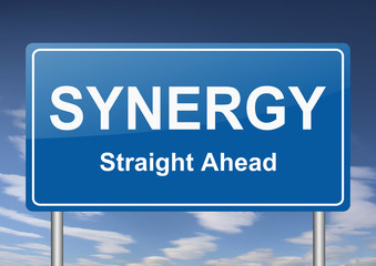 Obraz premium synergy sign