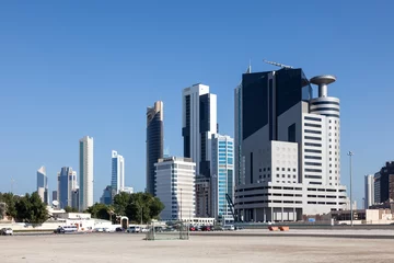 Fototapeten Buildings downtown in Kuwait City, Middle East © philipus