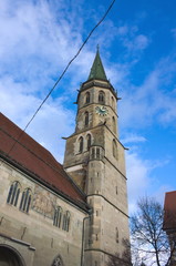 Fototapeta na wymiar Stadtkirche-II-Schorndorf