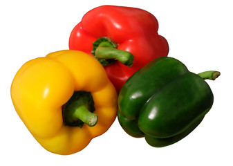 Paprika bunt gemischt