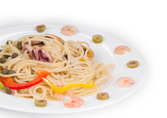 Tasty italian pasta