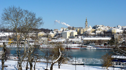 Belgrade on ice