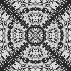 Radial curtain lace generated texture