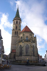 Fototapeta premium Stadtkirche-V-Schorndorf