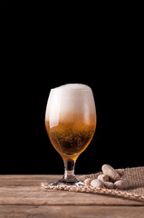 Beer and peanuts