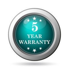 5 year warranty icon
