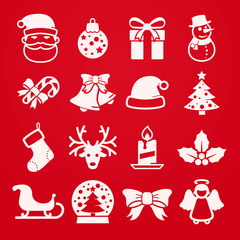 Cute christmas icons