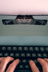 Writing with a typewriter