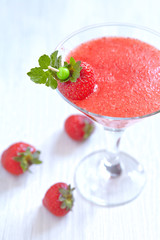 Strawberry cocktail
