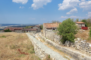 Fototapeta na wymiar Chufut-Kale cave city-fortress, Bakhchysarai, republic Crimea