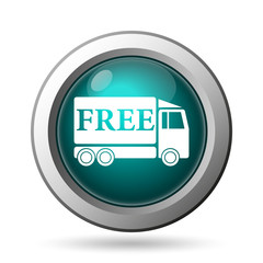 Free delivery truck icon