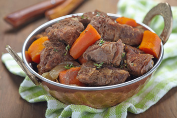 Homemade Irish Beef Stew with Carrots