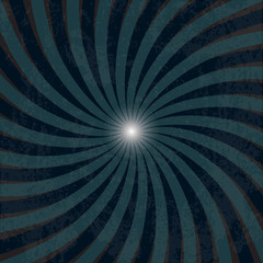 Retro background with swirling rays