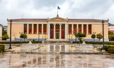 Foto op Canvas Nationale en Kapodistrian Universiteit van Athene - Griekenland © Leonid Andronov