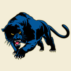 Fototapeta premium black panther