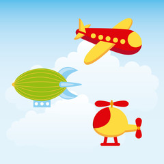 Naklejka premium cute transports