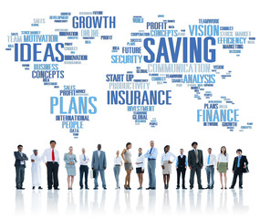 Saving Finance Global Finance World Economy Concept