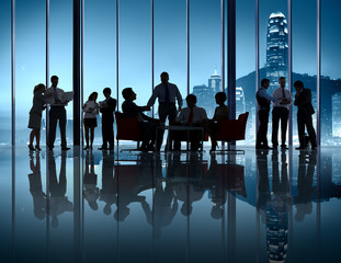 Business People Company Working Togetherness Teamwork Concept