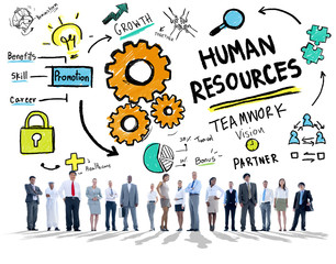 Fototapeta na wymiar Human Resources Employment Teamwork Corporate Business People Co