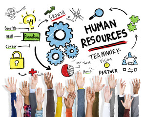 Human Resources Employment Job Teamwork Hands Volunteer Concept