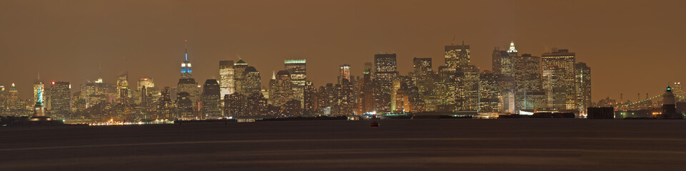 Fototapeta na wymiar New York Skyline Gebäude Taxi NewYork