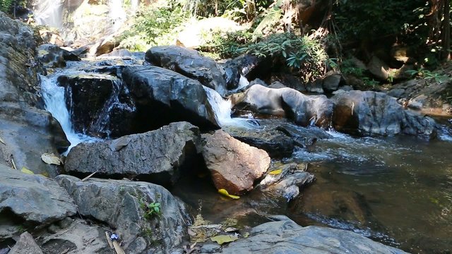 Mok pha waterfall in chiangmai Thailand