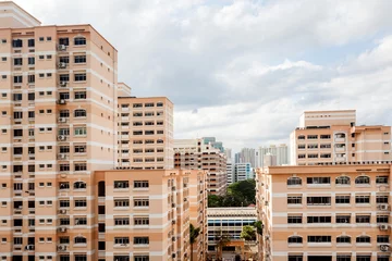 Fensteraufkleber Residential Housing Apartments in Singapore © ronniechua