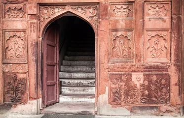 Zelfklevend Fotobehang Red fort in India © pikoso.kz